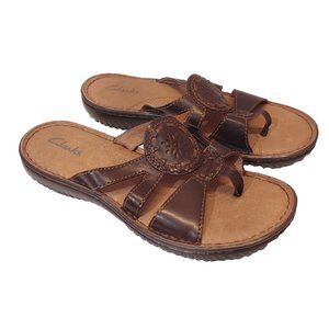 Clarks Brown leather Sandal